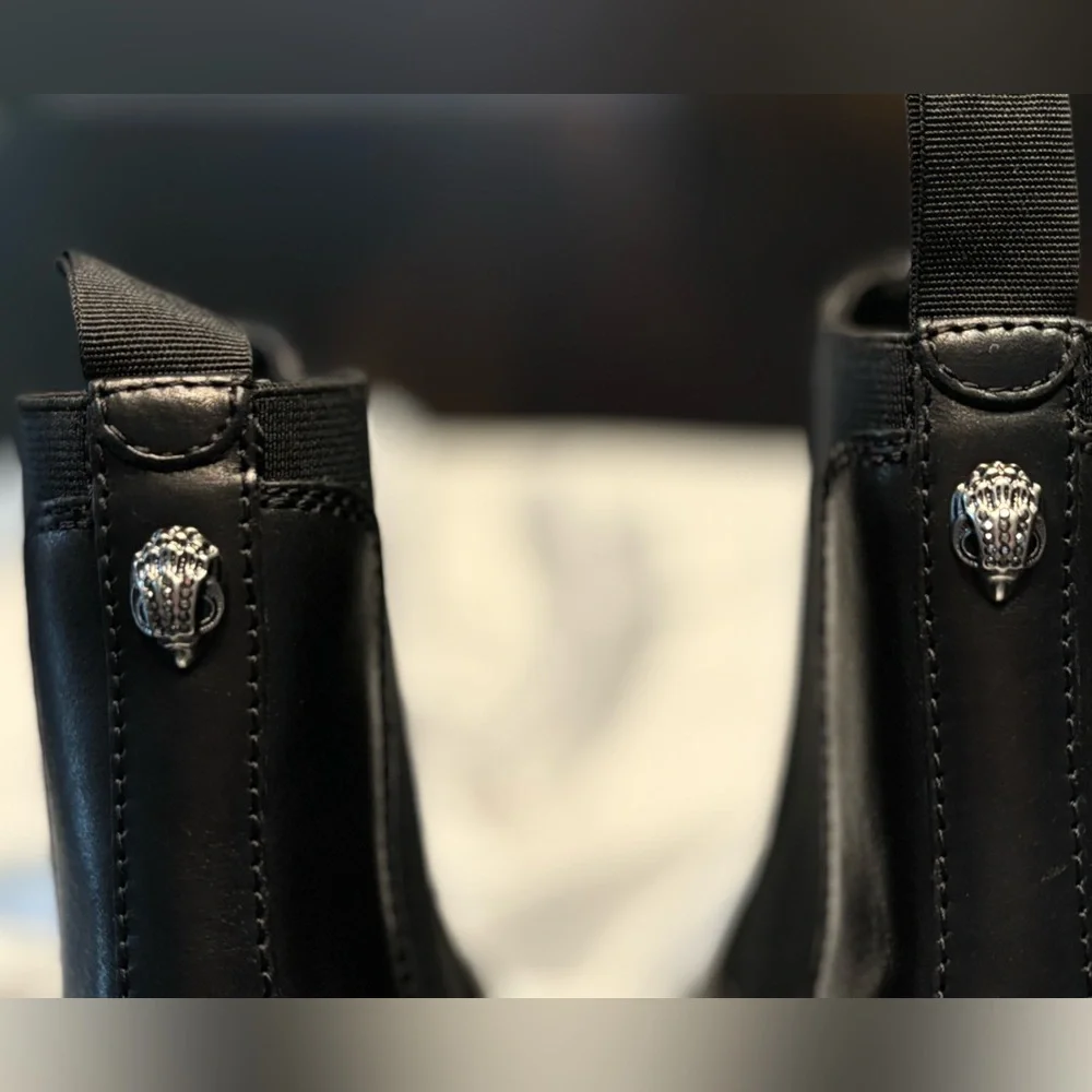 NEW Men’s Kurt Geiger London Ryder Chelsea Leather Pull On Boots - Picture 7 of 10